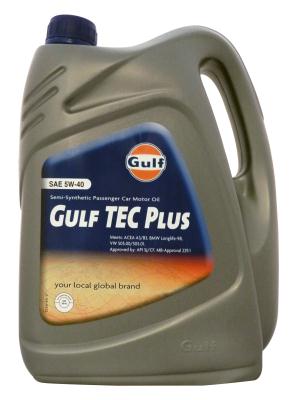 Gulf Tec Plus 5w40, 4л